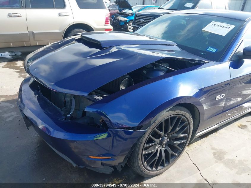 2012 Ford Mustang Gt Premium VIN: 1ZVBP8CF7C5262993 Lot: 39794549