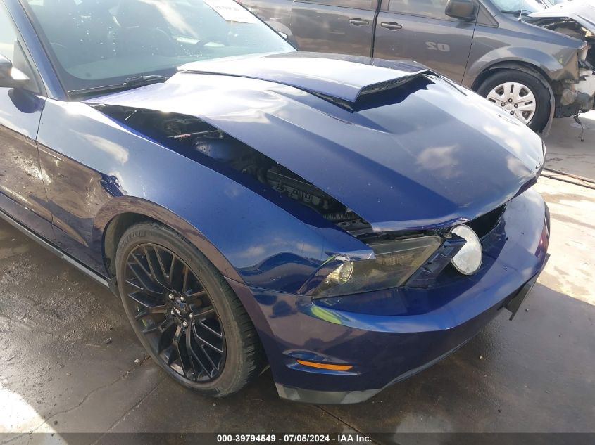 2012 Ford Mustang Gt Premium VIN: 1ZVBP8CF7C5262993 Lot: 39794549