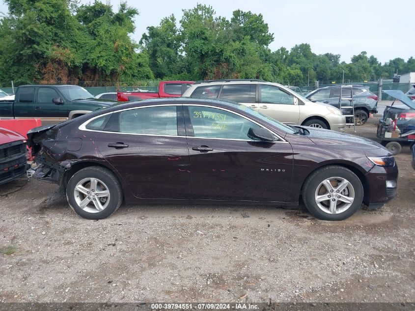 2020 Chevrolet Malibu Fwd Ls VIN: 1G1ZB5ST9LF073609 Lot: 39794551