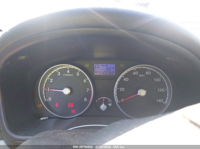 2010 Hyundai Accent Gls VIN: KMHCN4AC8AU443923 Lot: 39794552