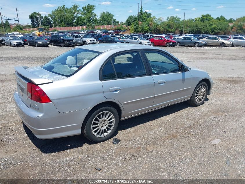 2HGES16565H590380 | 2005 HONDA CIVIC