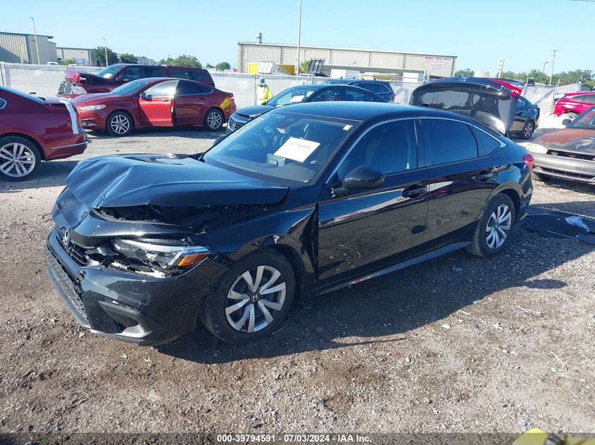 VIN 2HGFE2F29PH540891 2023 HONDA CIVIC LX