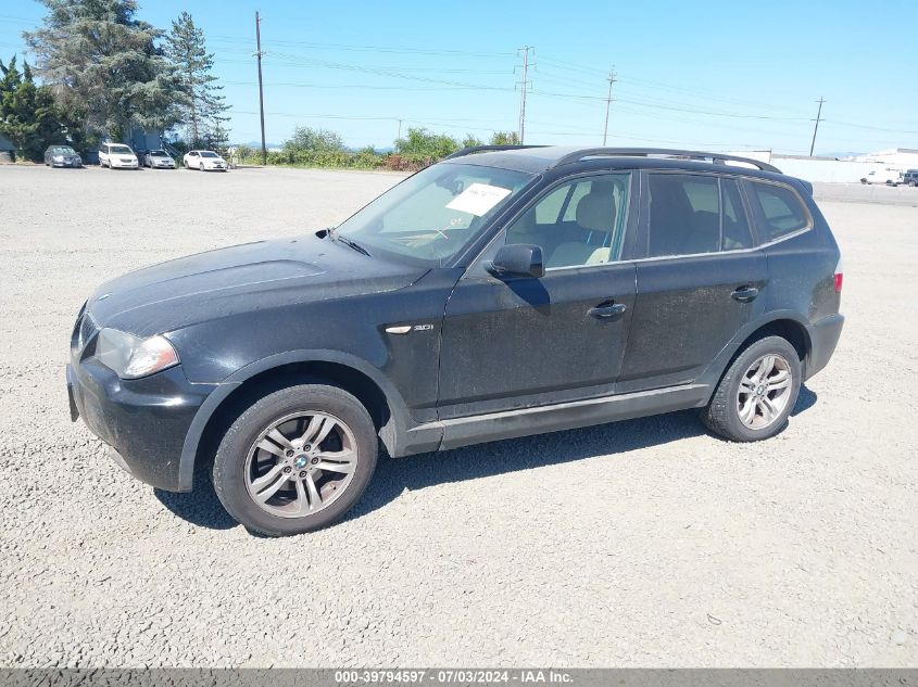 2006 BMW X3 3.0I VIN: WBXPA93456WG92265 Lot: 39794597