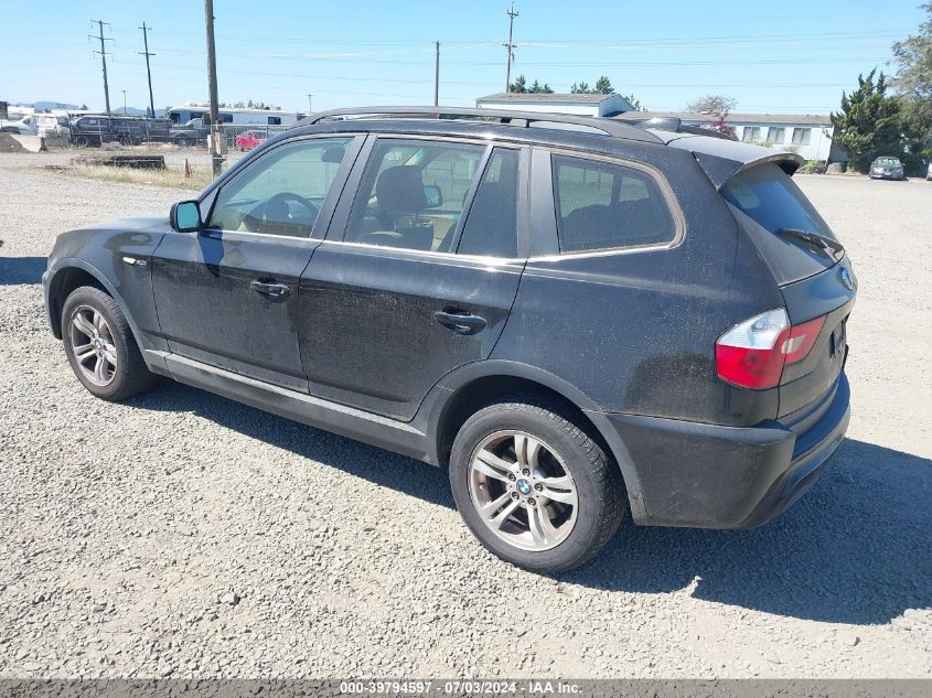 2006 BMW X3 3.0I VIN: WBXPA93456WG92265 Lot: 39794597