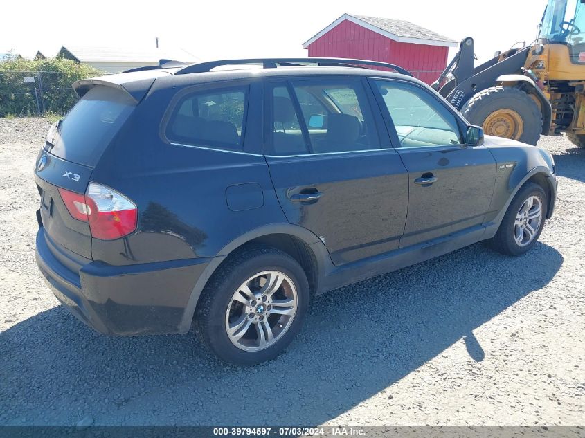 2006 BMW X3 3.0I VIN: WBXPA93456WG92265 Lot: 39794597