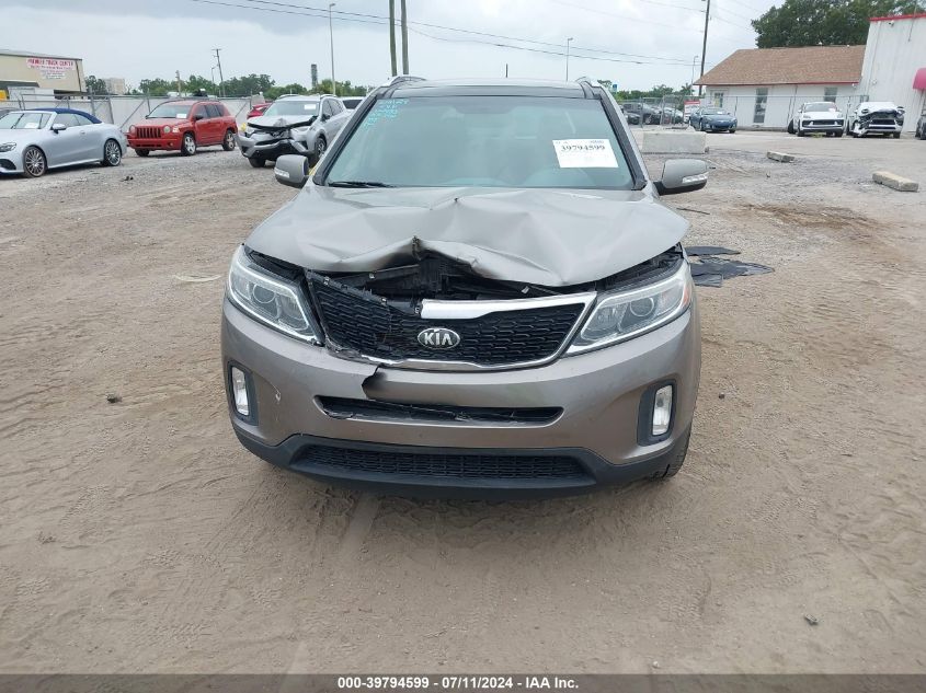 2015 Kia Sorento Ex V6 VIN: 5XYKU4A77FG645828 Lot: 39794599