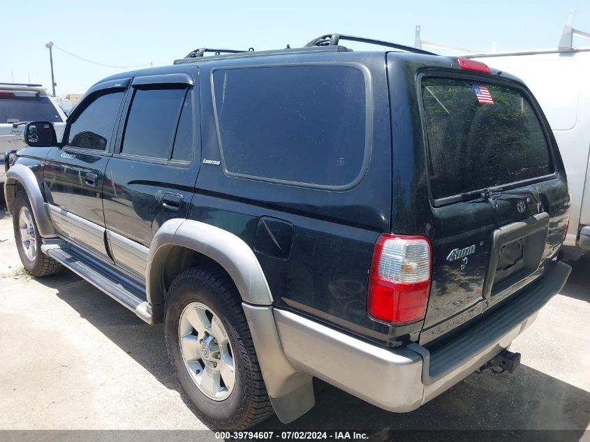 2001 Toyota 4Runner Limited V6 VIN: JT3GN87R810188288 Lot: 39794607