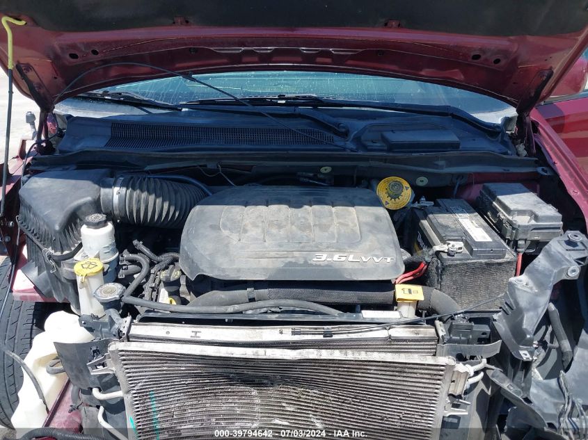 2018 Dodge Grand Caravan Gt VIN: 2C4RDGEG2JR196217 Lot: 39794642