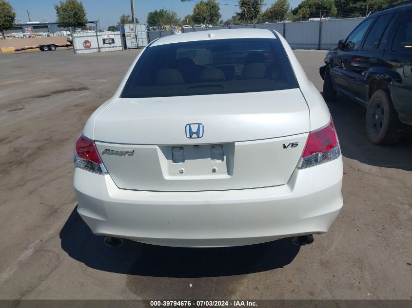 2010 Honda Accord Exl VIN: 1HGCP3F85AA029899 Lot: 39794676