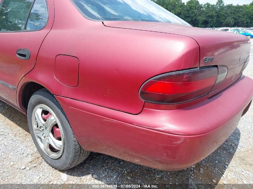 1995 Geo Prizm Lsi VIN: 1Y1SK5260SZ031504 Lot: 39794699