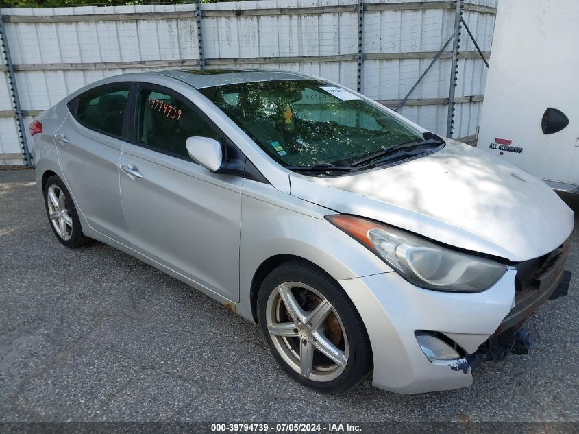 2012 Hyundai Elantra Limited (Ulsan Plant) VIN: KMHDH4AE7CU341593 Lot: 39794739