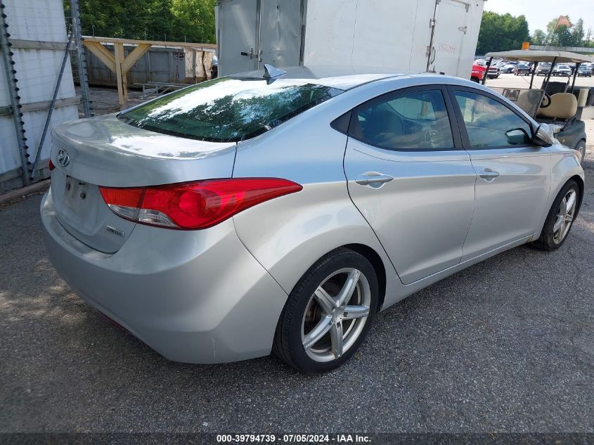 2012 Hyundai Elantra Limited (Ulsan Plant) VIN: KMHDH4AE7CU341593 Lot: 39794739