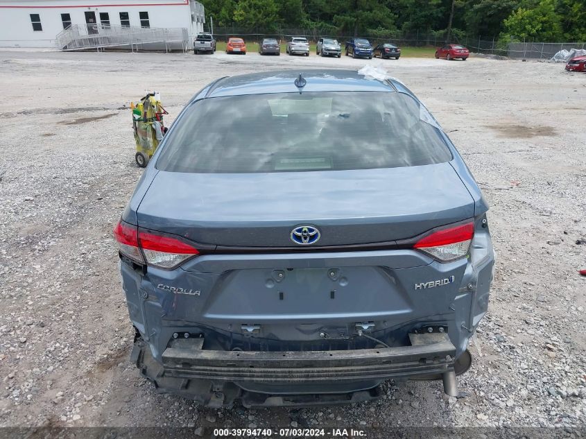 2020 Toyota Corolla Hybrid Le VIN: JTDEBRBE7LJ030155 Lot: 39794740