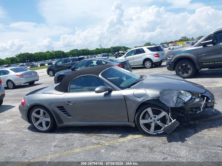 2007 Porsche Boxster VIN: WP0CA29877U710966 Lot: 39794748