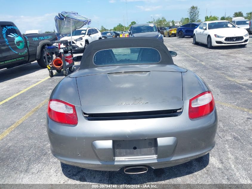 2007 Porsche Boxster VIN: WP0CA29877U710966 Lot: 39794748