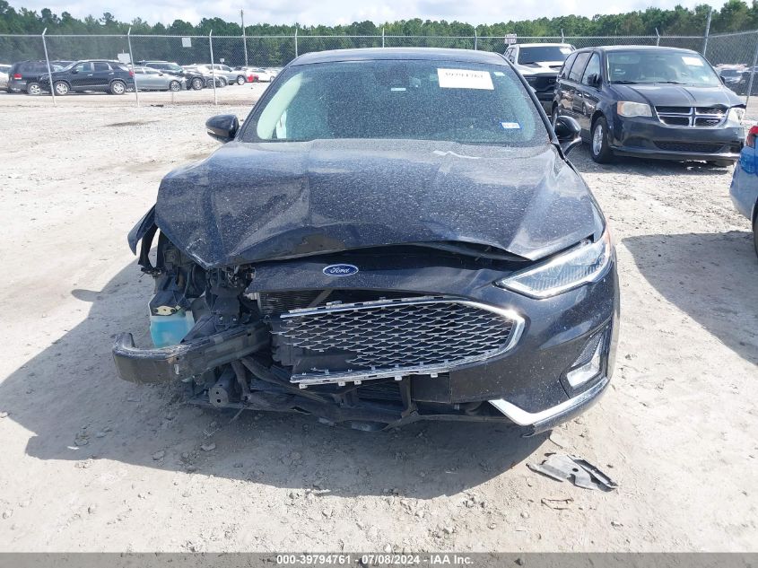 2019 Ford Fusion Hybrid Titanium VIN: 3FA6P0RU4KR110022 Lot: 39794761