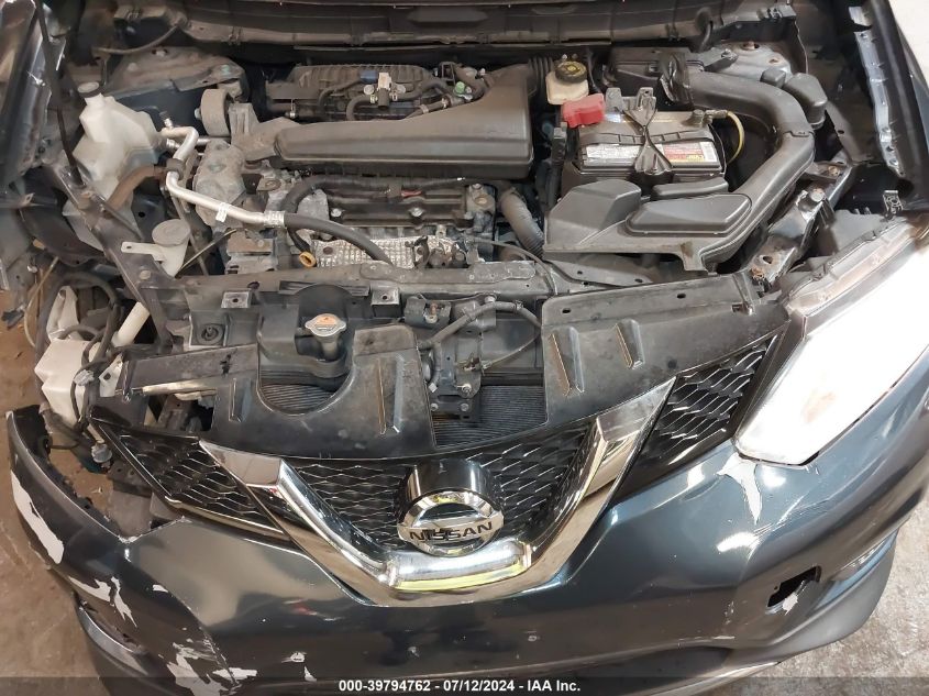 2015 Nissan Rogue Sv VIN: KNMAT2MV7FP550518 Lot: 39794762