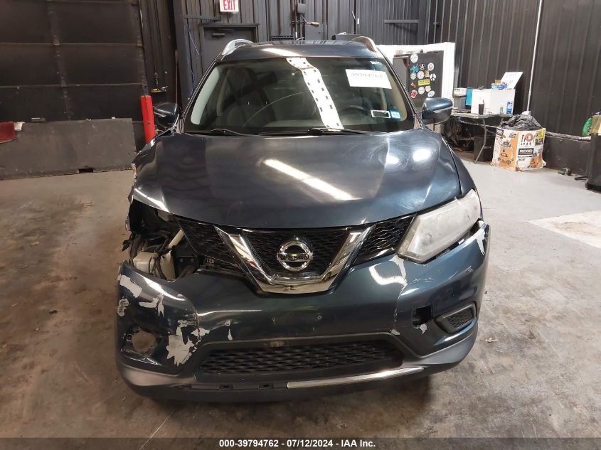 2015 Nissan Rogue Sv VIN: KNMAT2MV7FP550518 Lot: 39794762