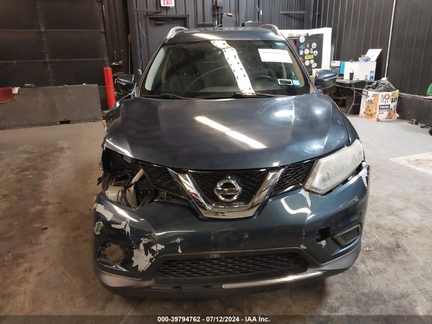 2015 Nissan Rogue Sv VIN: KNMAT2MV7FP550518 Lot: 39794762