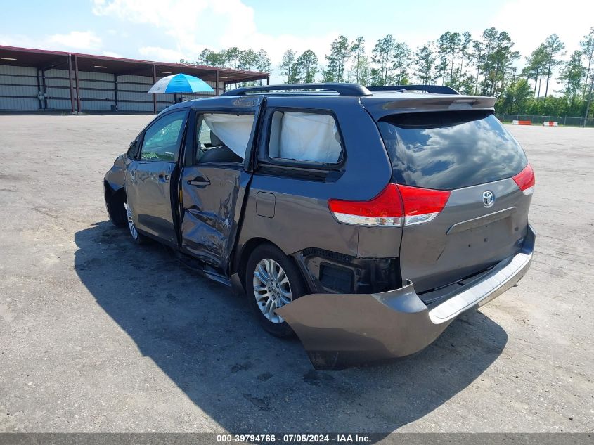 5TDYK3DC4DS327152 2013 Toyota Sienna Xle V6 8 Passenger