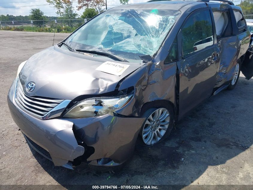 2013 Toyota Sienna Xle V6 8 Passenger VIN: 5TDYK3DC4DS327152 Lot: 39794766