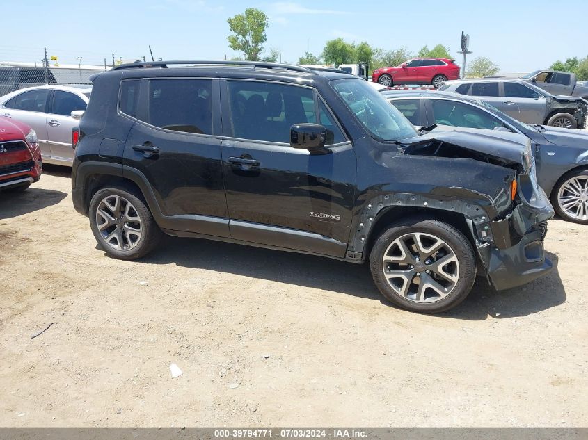 2018 Jeep Renegade Latitude VIN: ZACCJABB6JPH73128 Lot: 39794771