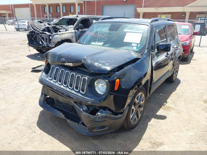 2018 Jeep Renegade Latitude VIN: ZACCJABB6JPH73128 Lot: 39794771