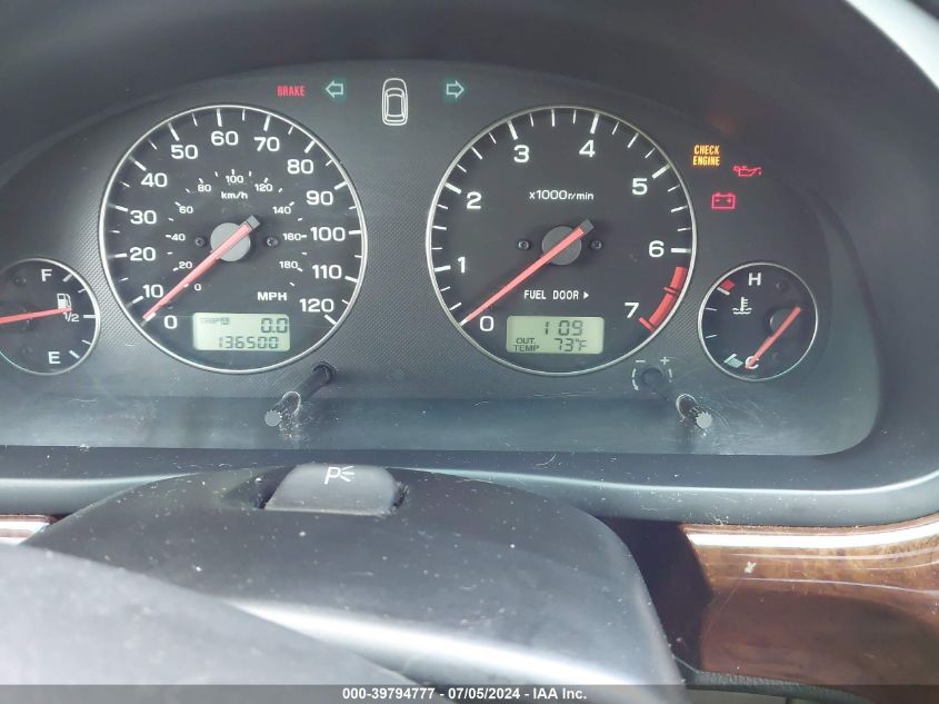 2003 Subaru Legacy L/L W/Special Edition Package VIN: 4S3BE635136208023 Lot: 39794777