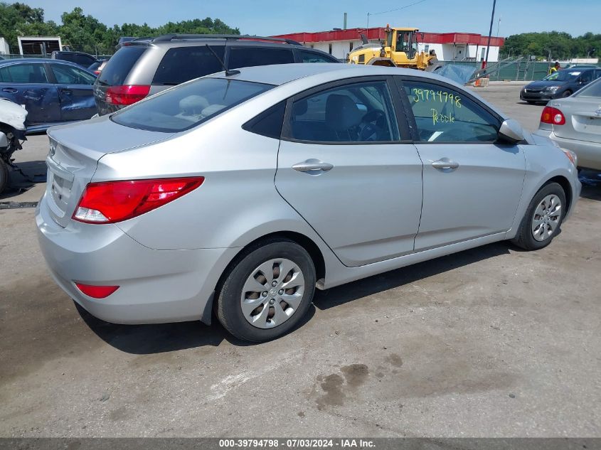 KMHCT4AEXGU110915 | 2016 HYUNDAI ACCENT