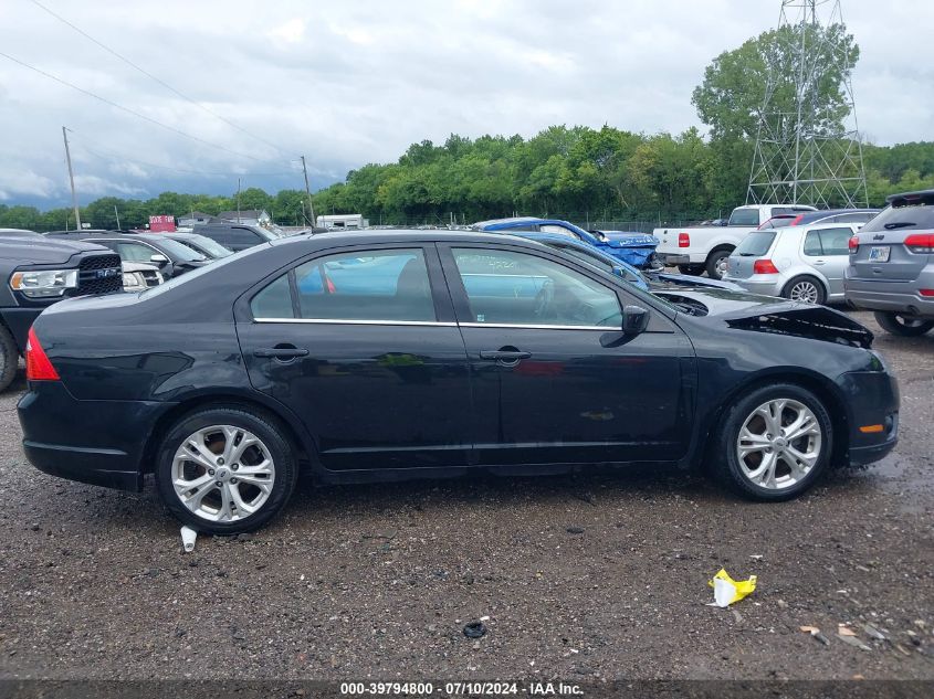 2012 Ford Fusion Se VIN: 3FAHP0HA5CR123959 Lot: 39794800
