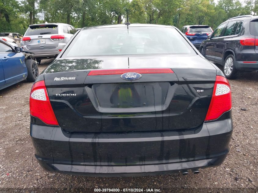 2012 Ford Fusion Se VIN: 3FAHP0HA5CR123959 Lot: 39794800