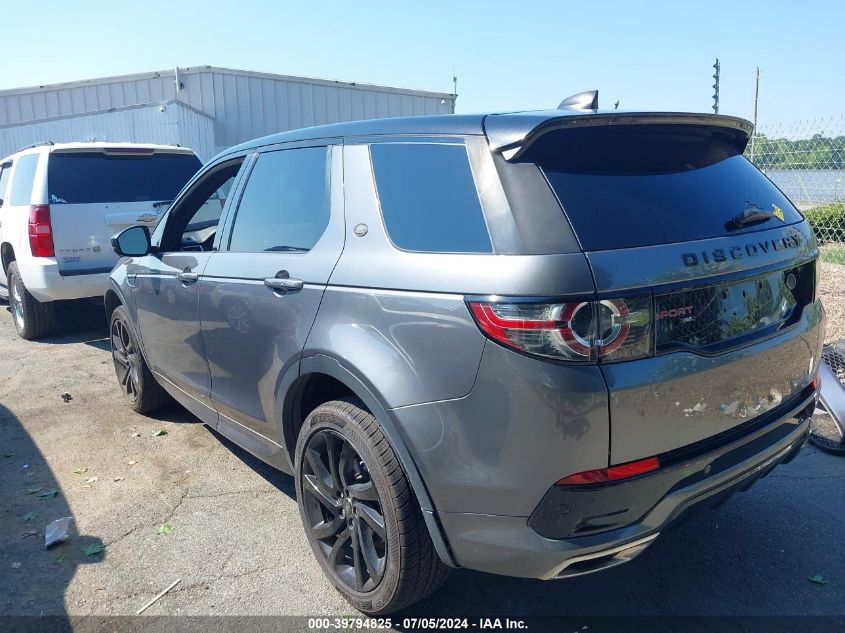 2017 Land Rover Discovery Sport Hse Lux VIN: SALCT2BG9HH706433 Lot: 39794825