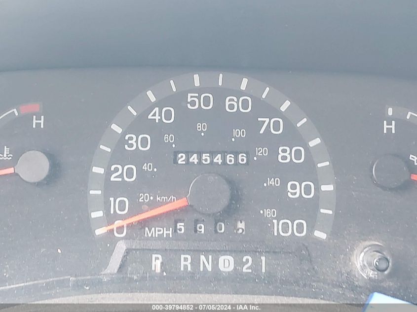 1998 Ford E-350 Commercial/Recreational VIN: 1FTSE34L1WHB88179 Lot: 39794852