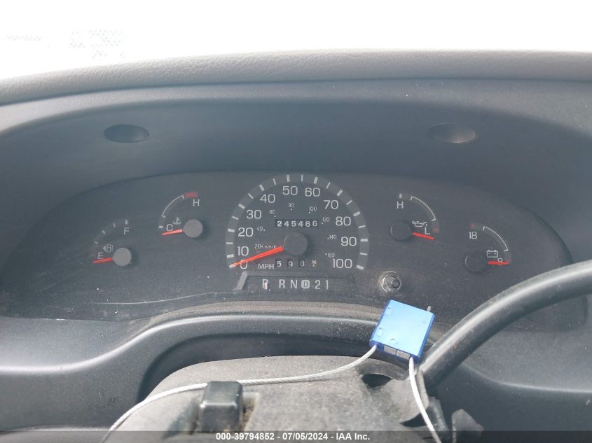 1998 Ford E-350 Commercial/Recreational VIN: 1FTSE34L1WHB88179 Lot: 39794852