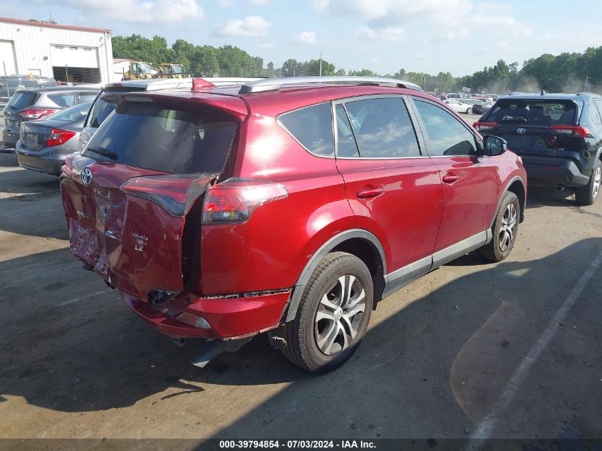 2018 Toyota Rav4 Le VIN: 2T3ZFREV5JW465272 Lot: 39794854