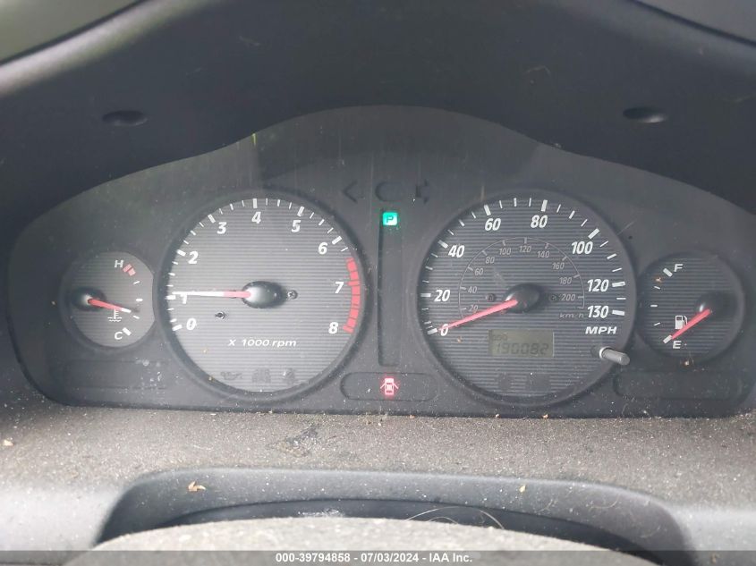 2002 Hyundai Santa Fe Gls/Lx VIN: KM8SC13D12U300867 Lot: 39794858