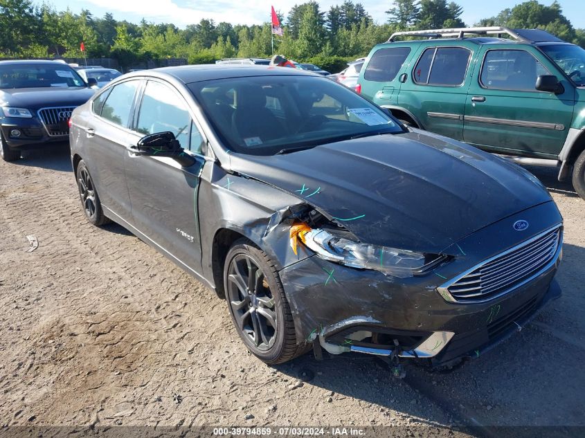 2018 Ford Fusion Hybrid Se VIN: 3FA6P0LUXJR127852 Lot: 39794859