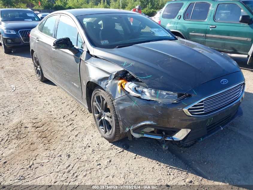 2018 Ford Fusion Hybrid Se VIN: 3FA6P0LUXJR127852 Lot: 39794859