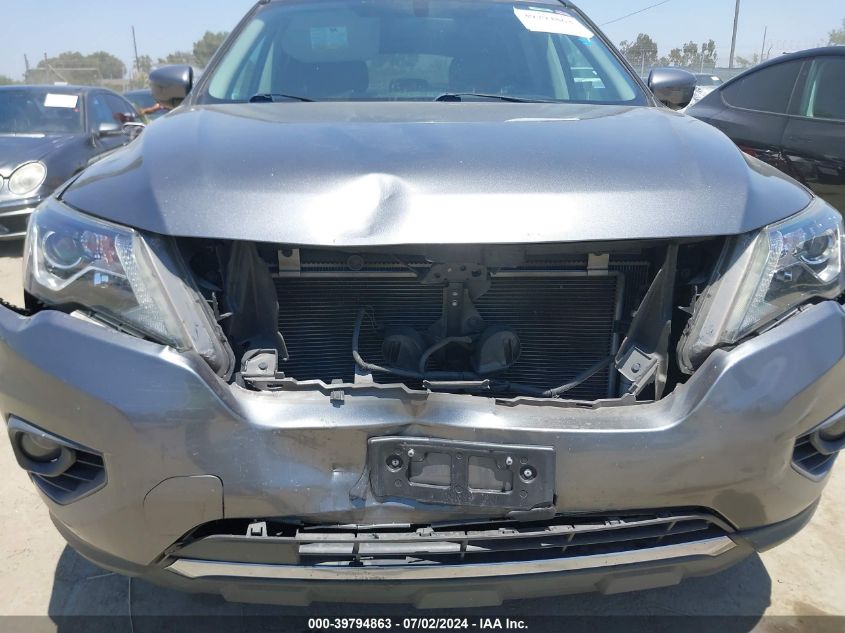 2017 Nissan Pathfinder Sv VIN: 5N1DR2MN7HC630970 Lot: 39794863