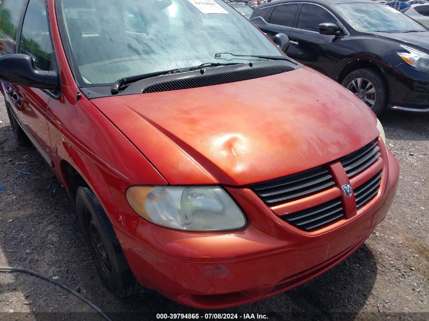 2006 Dodge Grand Caravan Se VIN: 1D4GP24R56B520788 Lot: 39794865