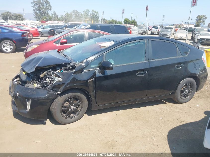 2014 Toyota Prius Two VIN: JTDKN3DU7E0373682 Lot: 39794873