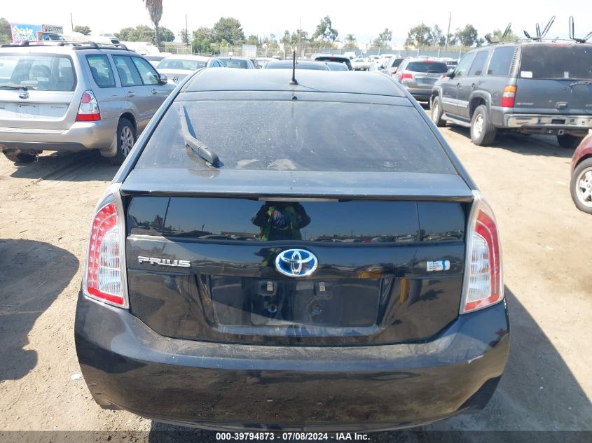 2014 Toyota Prius Two VIN: JTDKN3DU7E0373682 Lot: 39794873