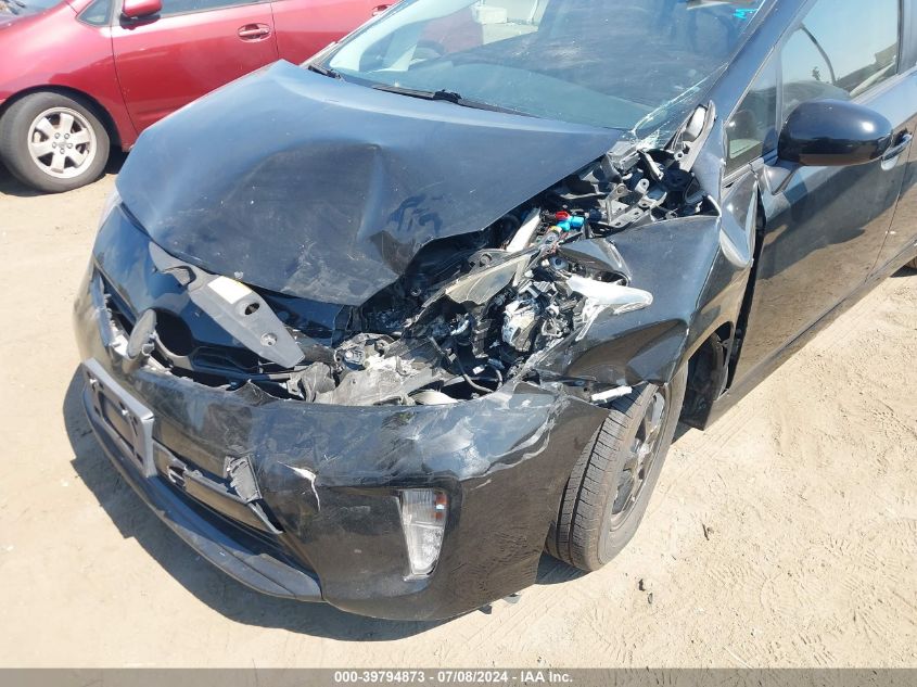 2014 Toyota Prius Two VIN: JTDKN3DU7E0373682 Lot: 39794873