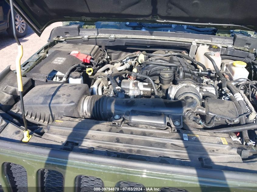 2022 Jeep Wrangler Unlimited Sahara Altitude 4X4 VIN: 1C4HJXEG3NW153958 Lot: 39794878