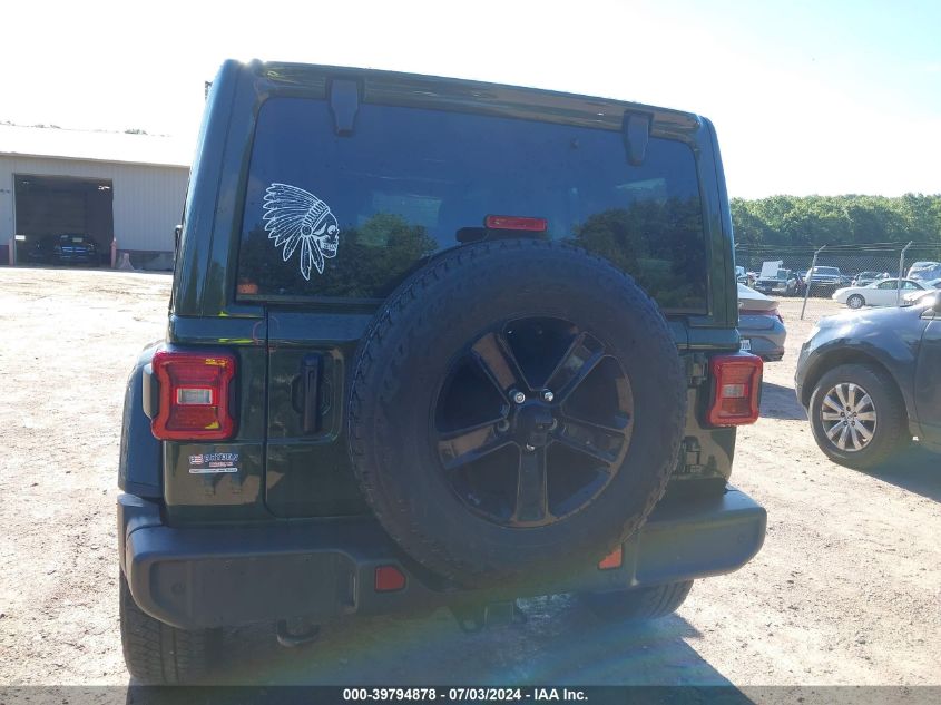 2022 Jeep Wrangler Unlimited Sahara Altitude 4X4 VIN: 1C4HJXEG3NW153958 Lot: 39794878