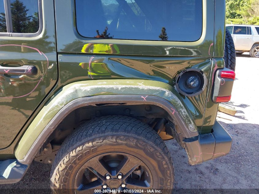 2022 Jeep Wrangler Unlimited Sahara Altitude 4X4 VIN: 1C4HJXEG3NW153958 Lot: 39794878