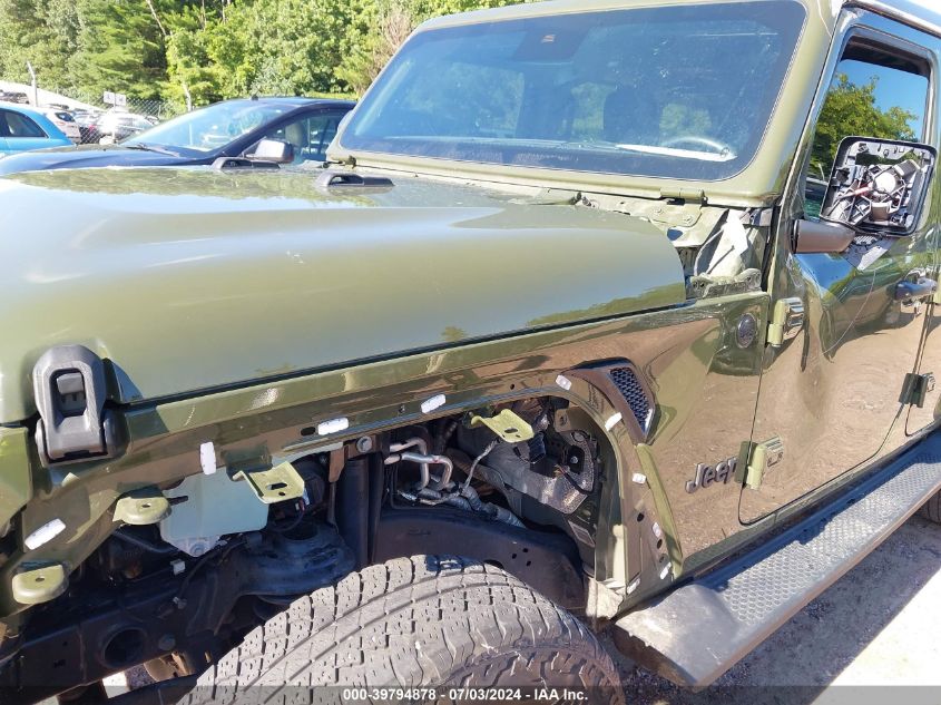 2022 Jeep Wrangler Unlimited Sahara Altitude 4X4 VIN: 1C4HJXEG3NW153958 Lot: 39794878