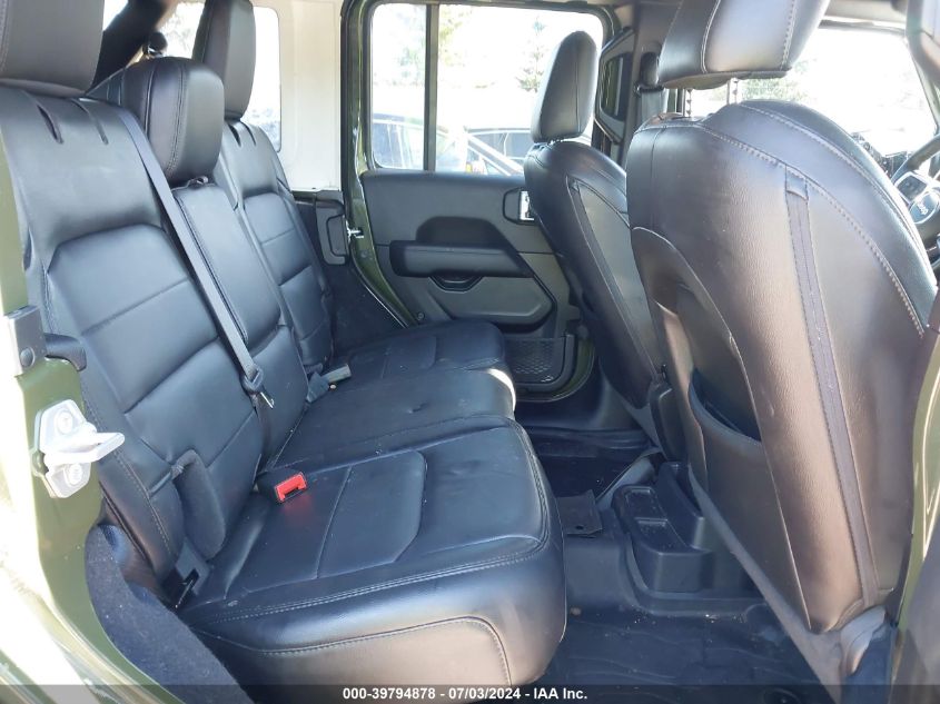 2022 Jeep Wrangler Unlimited Sahara Altitude 4X4 VIN: 1C4HJXEG3NW153958 Lot: 39794878