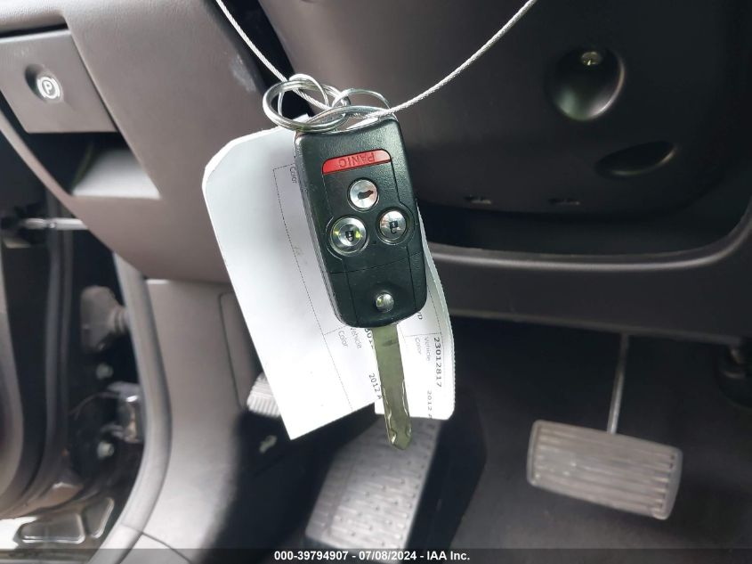 2012 Acura Mdx Technology Package VIN: 2HNYD2H35CH500067 Lot: 39794907