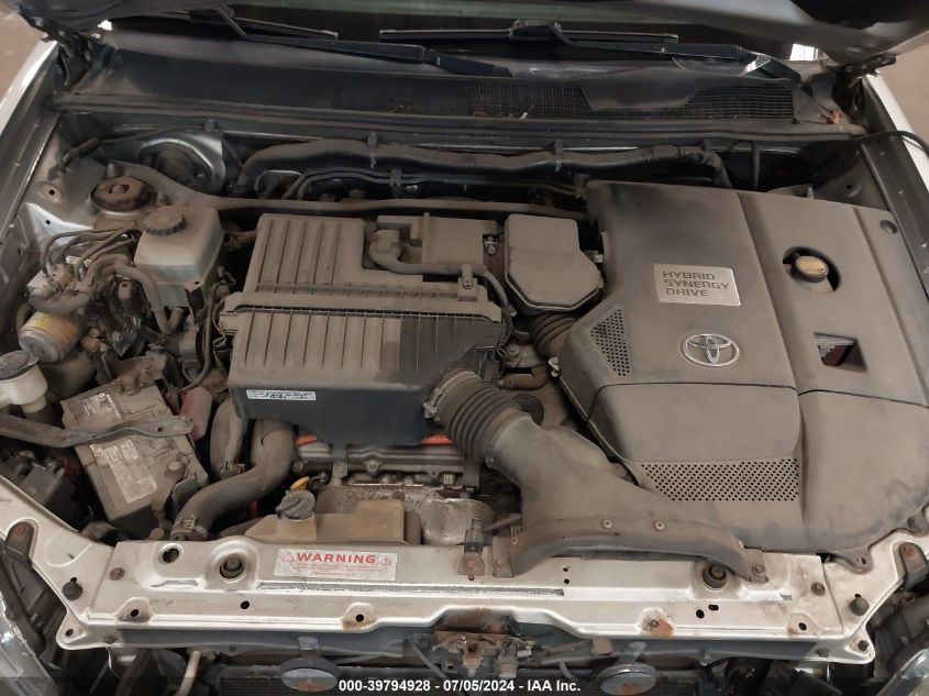 2006 Toyota Highlander Hybrid V6 VIN: JTEEW21A660009538 Lot: 39794928